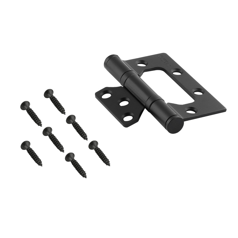 Комплектация и упаковка Петля без врезки 800-3" (75*63*2,5) без колп. цвет Черный Нора-М