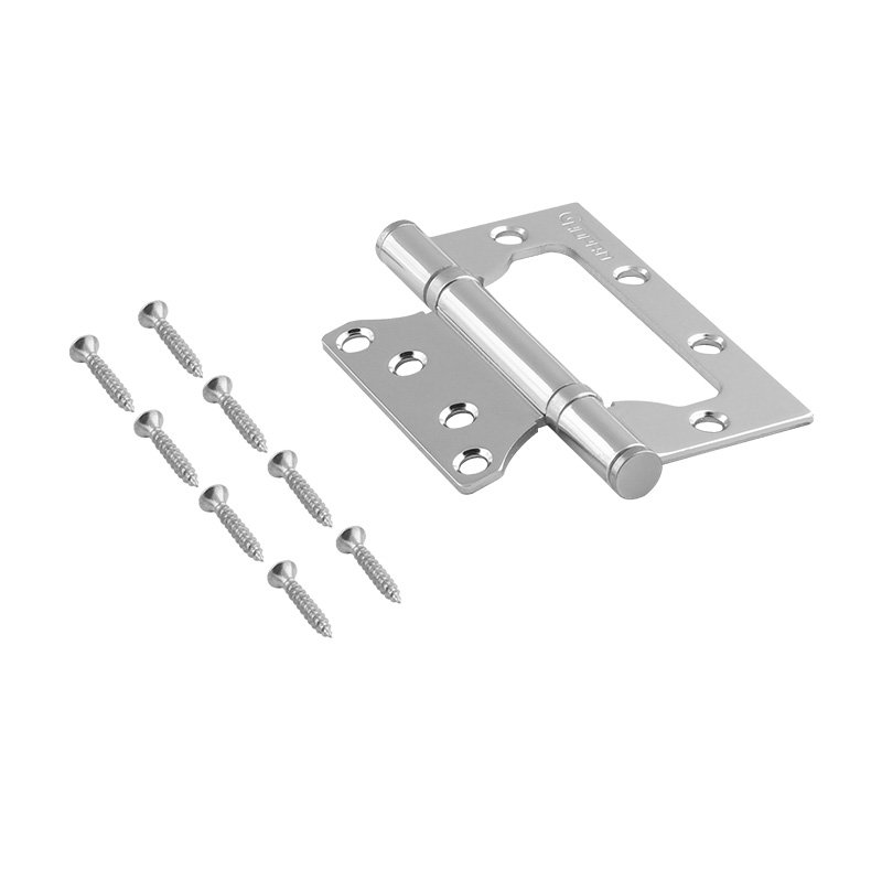 Комплектация и упаковка Петля без врезки 800-4" (100*75*2,5) без колп. цвет Хром Нора-М