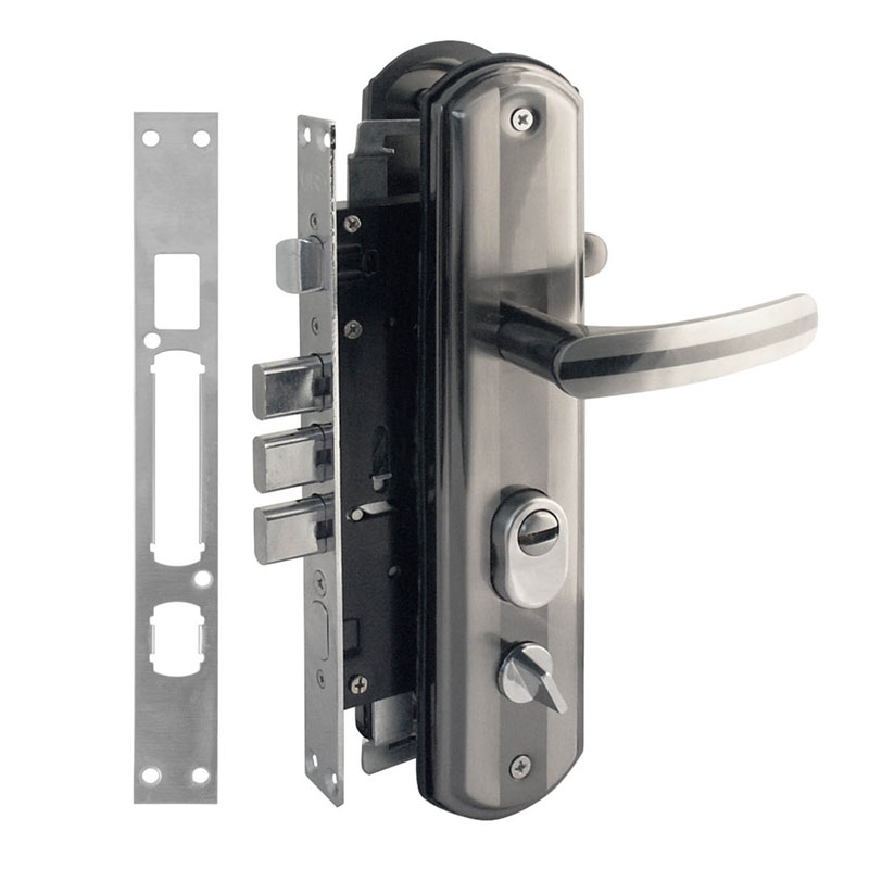 Замок врезной для китайских дверей 200-68 STD левый цвет  Нора-М