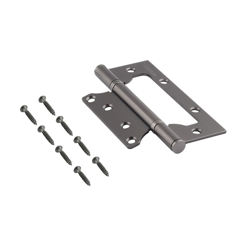 Комплектация и упаковка Петля без врезки 800-5" (125*75*2,5) без колп. цвет Графит Нора-М