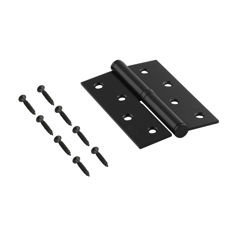 Комплектация и упаковка Петля левая/правая 750-4" STD (100*70*2,5) без колп. цвет Черный Нора-М