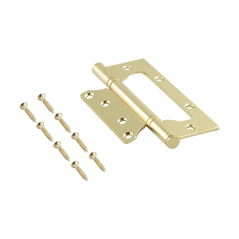 Комплектация и упаковка Петля без врезки 800-5" (125*75*2,5) без колп. цвет Золото Нора-М