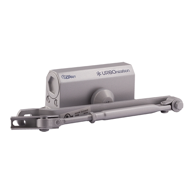 Доводчик дверной с фиксацией 510F URBOnization цвет Серый Нора-М