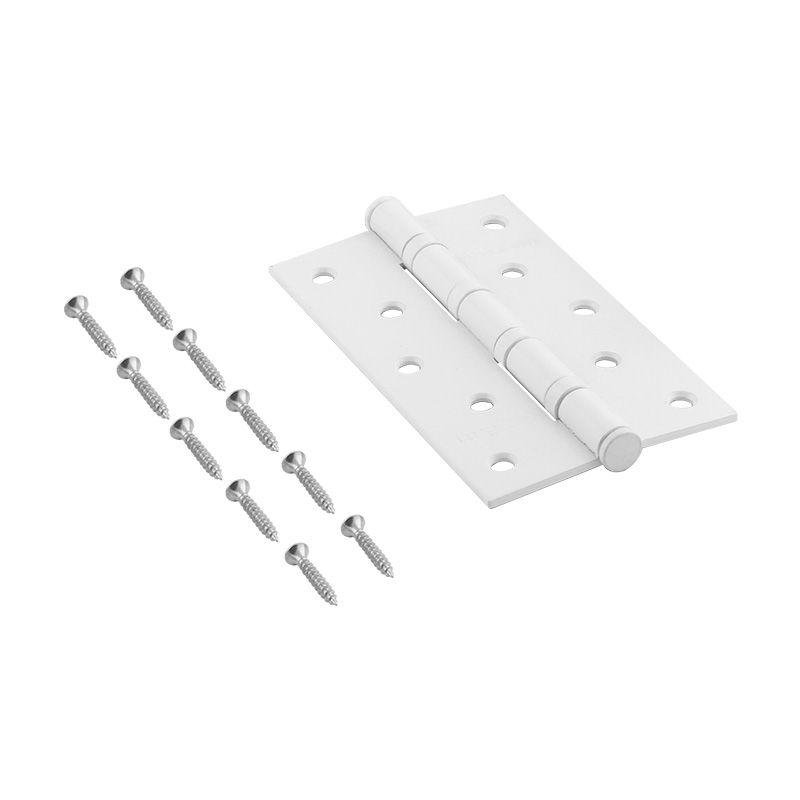 Комплектация и упаковка Петля универсальная 5"-4ВВ STD (125*75*2,5) без колп. цвет Белый Нора-М